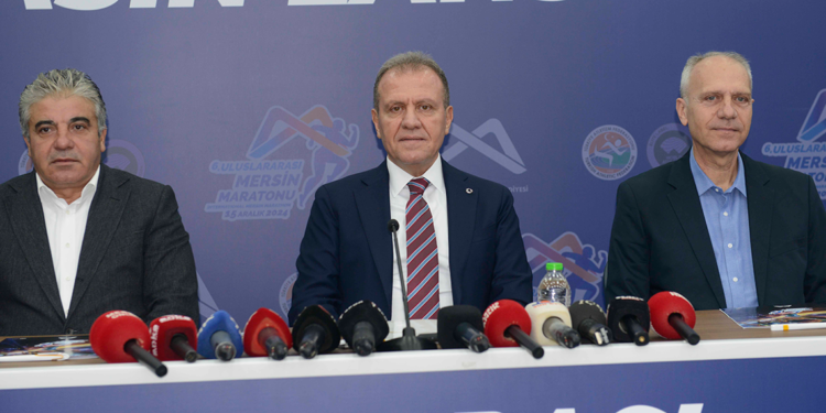 6. Uluslararası Mersin Maratonu’nun basın lansmanı gerçekleştirdi