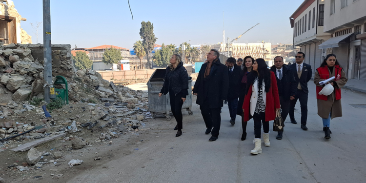 AB Türkiye Delegasyonu Başkanı Büyükelçi Ossowski Hatay'da