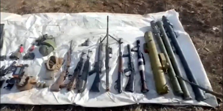 Pençe-Kilit bölgesinde çok sayıda silah ve mühimmat imha edildi