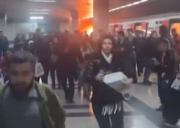 Batıkent metro istasyonunda patlama ve yangın