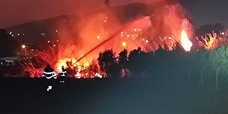 Hatay'da sazlıkta çıkan yangın söndürüldü