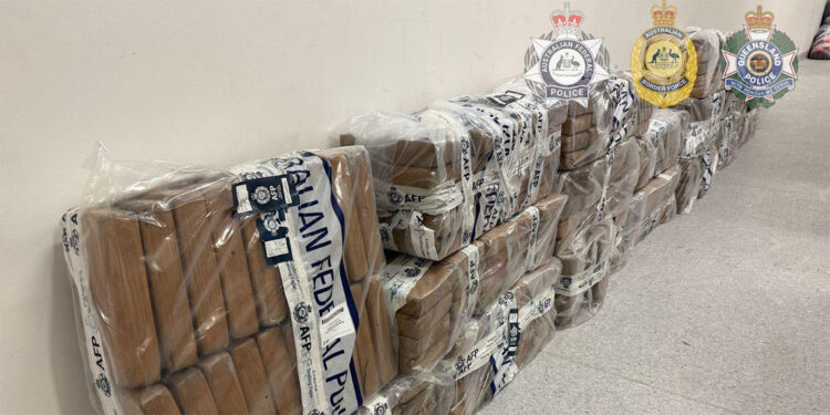 Avustralya'da ülkenin en büyük uyuşturucu operasyonu