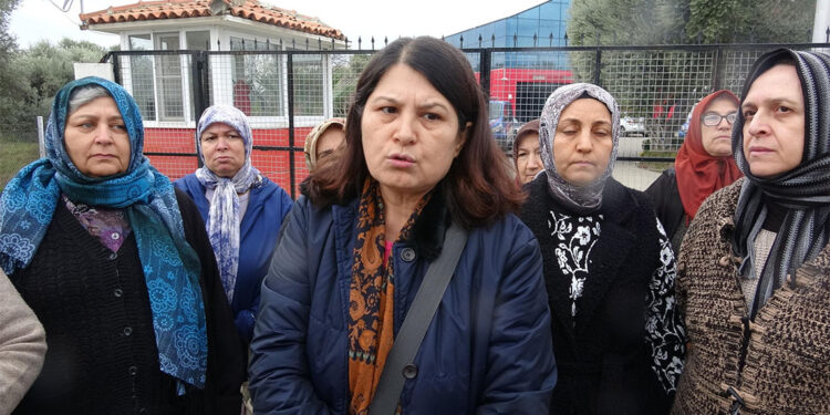 Aydın'da işten çıkarılan işçilerden eylem
