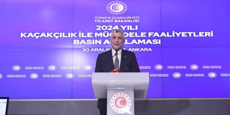 Kaçak yakalama değeri 55 milyar 178 milyon TL'ye ulaştı