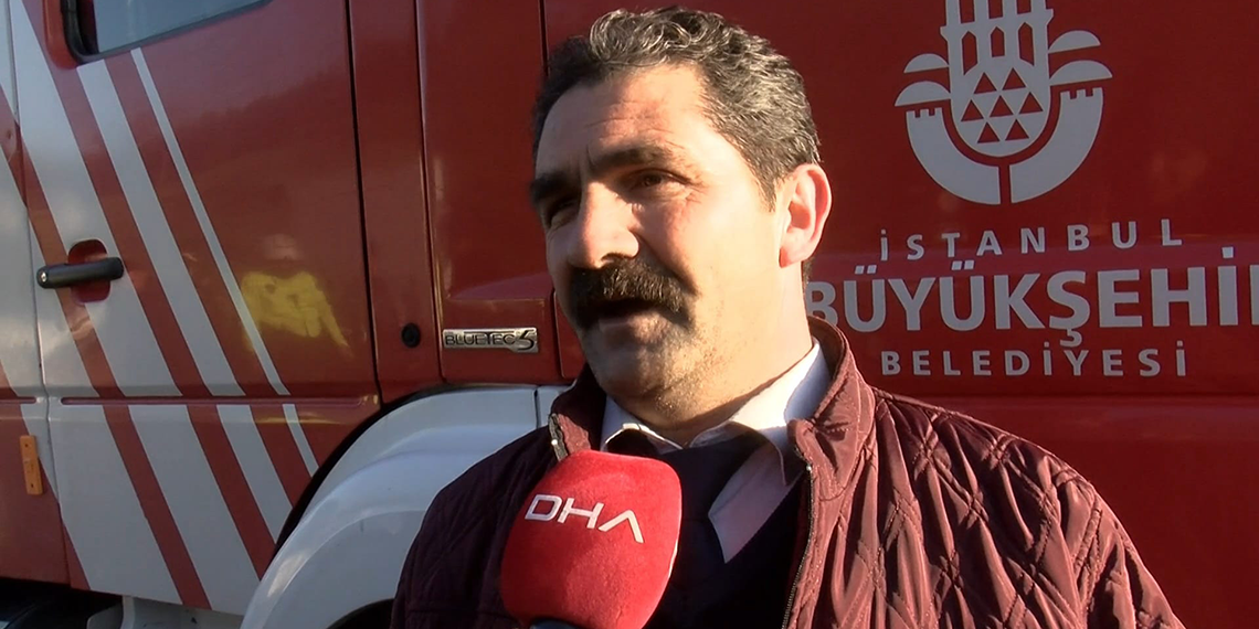 Bağcılar'da yolcu otobüsünde yangın