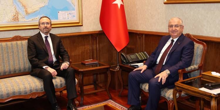 Bakan Güler, ABD Dışişleri Müsteşar Vekili Bass'ı kabul etti