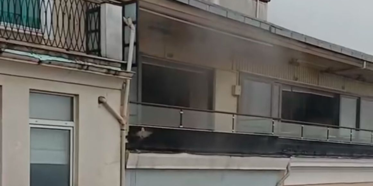 Beyoğlu’nda Masonlar Büyük Locası Derneği'nde yangın