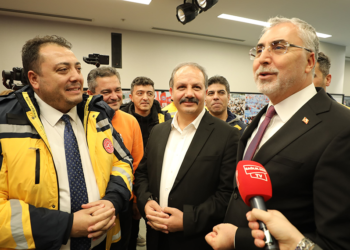 Çalışma Bakanı Işıkhan, 112 çalışanları buluşmasına katıldı