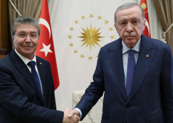 Cumhurbaşkanı Erdoğan, KKTC Başbakanı Ünal Üstel'i kabul etti