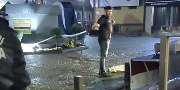 Eskişehir'de belediyenin yeni yıl etkinlik alanına zarar veren şüpheli tutuklandı