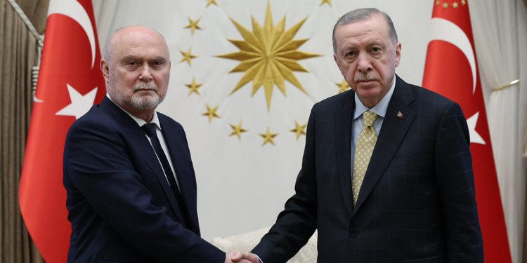 Erdoğan, AGİT Genel Sekreteri Feridun Sinirlioğlu'nu kabul etti