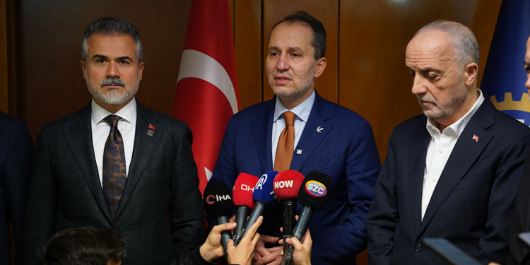 Fatih Erbakan, Türk-İş Başkanı Ergün Atalay'ı ziyaret etti