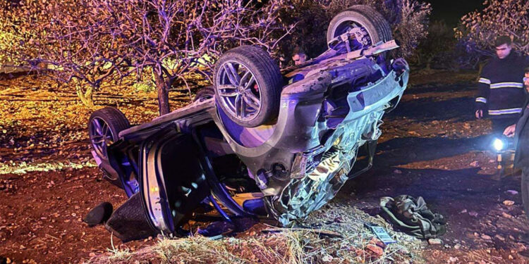 Gaziantep'te otomobil devrildi: 3 ölü, 2 yaralı
