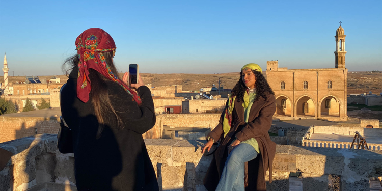 Havaların soğuması Midyat'ın turizmini etkilemedi