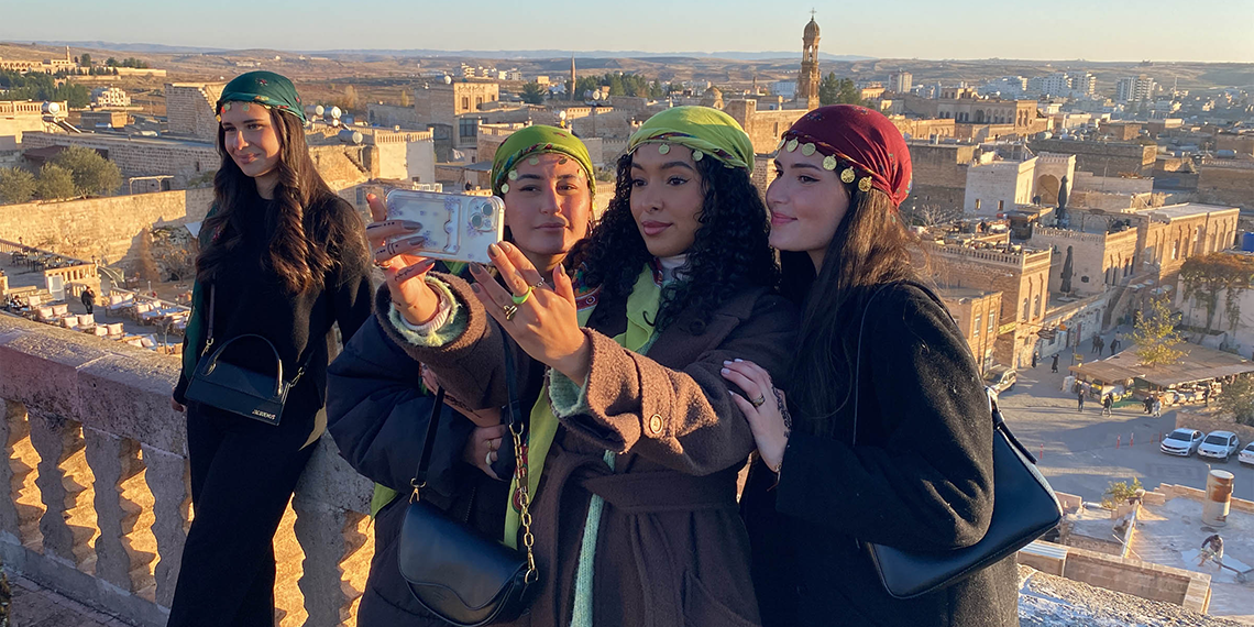 Havaların soğuması Midyat'ın turizmini etkilemedi