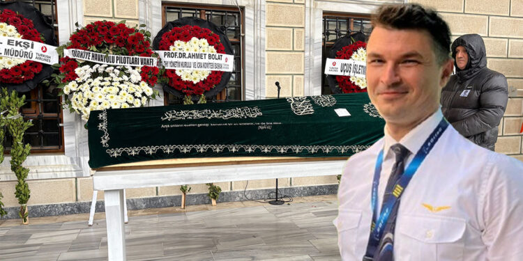 Kazada yaşamını yitiren THY pilotu toprağa verildi