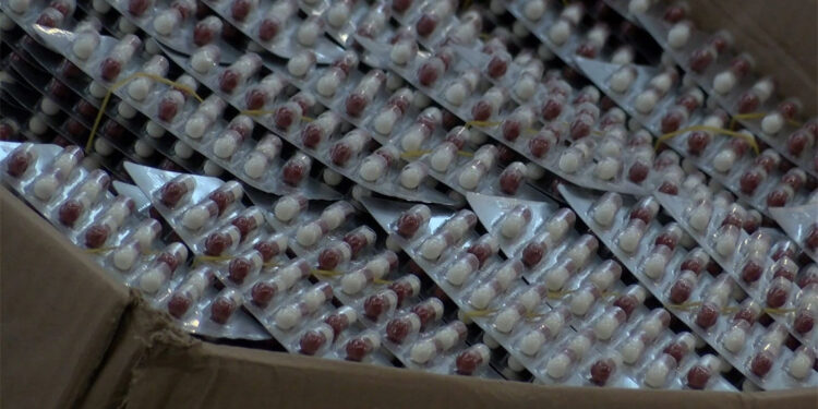 Narkokapan-2 operasyonunda ele geçirilen uyuşturucular sergilendi