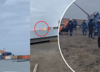 Kazakistan'da yolcu uçağı düştü