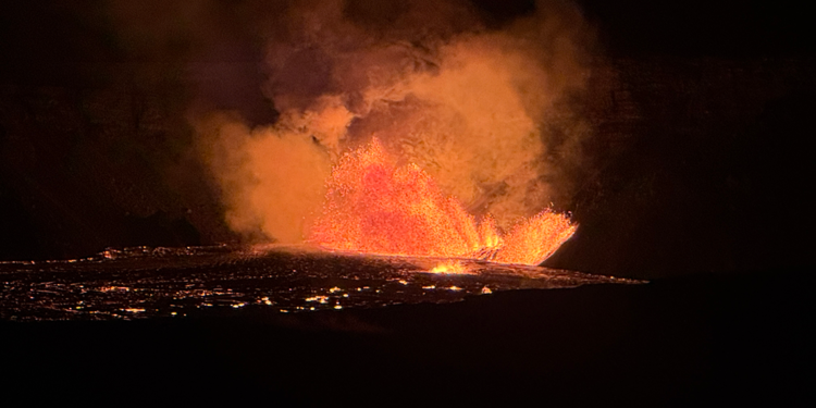 Kilauea Yanardağı faaliyete geçti