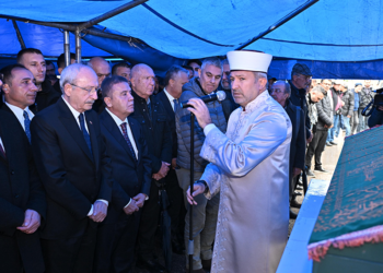 Kılıçdaroğlu dünürünün cenazesine katıldı