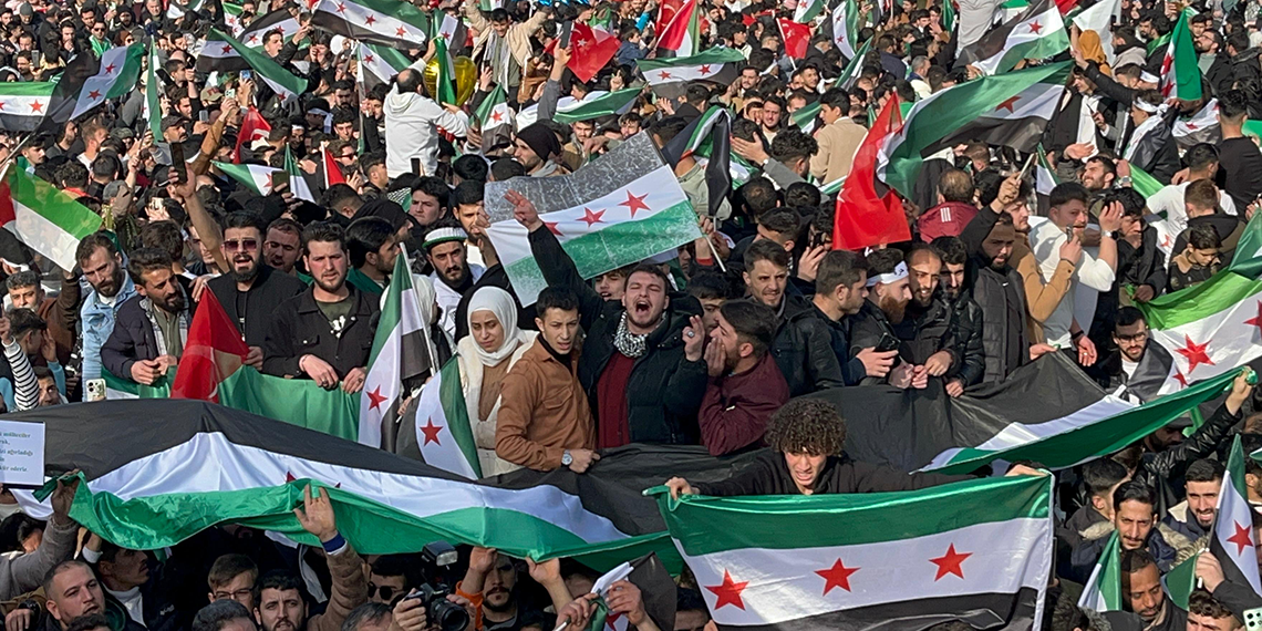 Kırşehir'de yaşayan Suriyelilerden kutlama