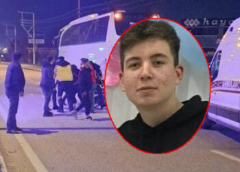 Otobüse arkadan çarpan motosikletin sürücüsü öldü