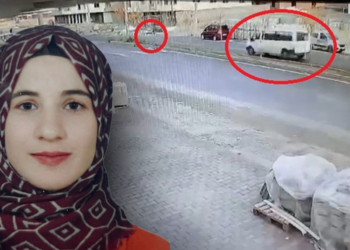 Minibüsün çarptığı Hatice öğretmen öldü, kaza kamerada