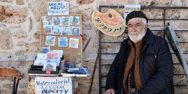 Ressam Ömer Güngör'ün Kaleiçi sevdası