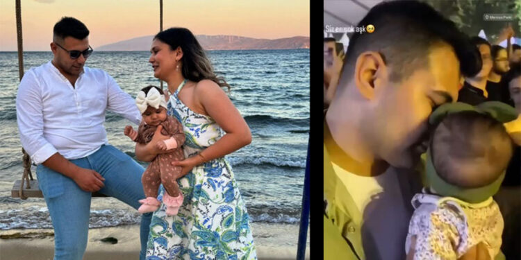 Şehidin 8 aylık kızı ile dans ettiği görüntüleri ortaya çıktı