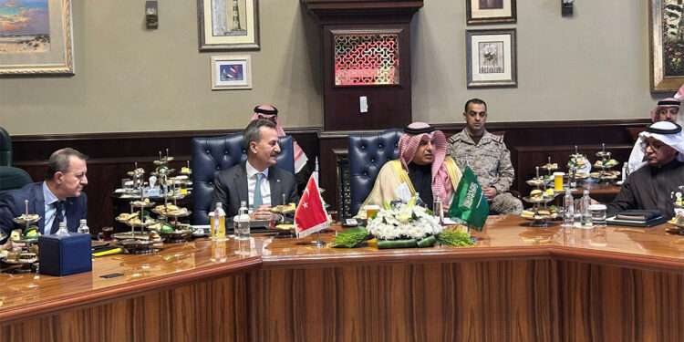 SSB Başkanı, Suudi Arabistan Savunma Bakan Yardımcısı ile görüştü