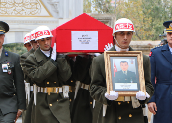 Şehit Uzman Çavuş Eren Kızıldağ, son yolculuğuna uğurlandı