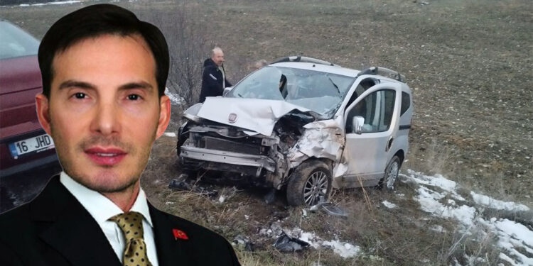 Tokat Belediye Başkanı Yazıcıoğlu kazaya karıştı