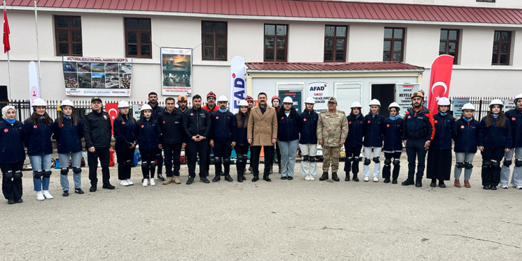 Tunceli'de afete hazırlık; deprem müdahale konteynerleri oluşturuldu