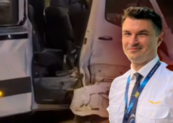 Uçuş ekibini taşıyan servis kaza yaptı: Kaptan pilot öldü, 9 kişi yaralı