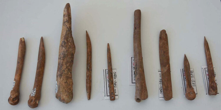 Yeşilova kazılarında 8 bin 500 yıllık kemik aletler bulundu