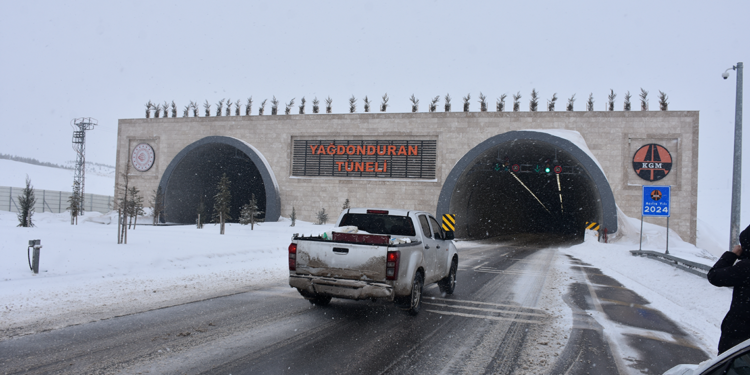 Yağdonduran Tüneli, sürücülerin kış kabusunu bitirdi