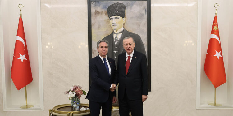 Erdoğan ve Antony Blinken görüşmesinin ana konusu Suriye oldu