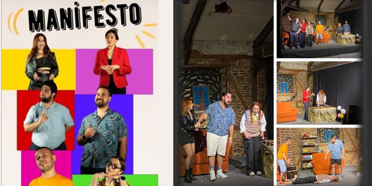 İzmir Tiyatro Durağı'nın iki oyunu Kusursuz ve Manifesto sahnelendi