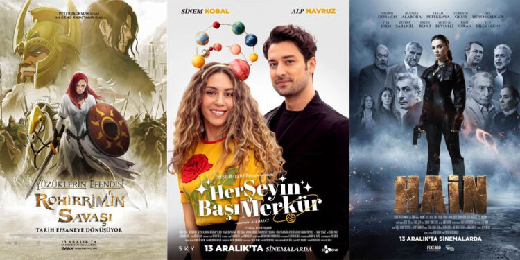 Vizyondaki filmler 13-20 Aralık 2024