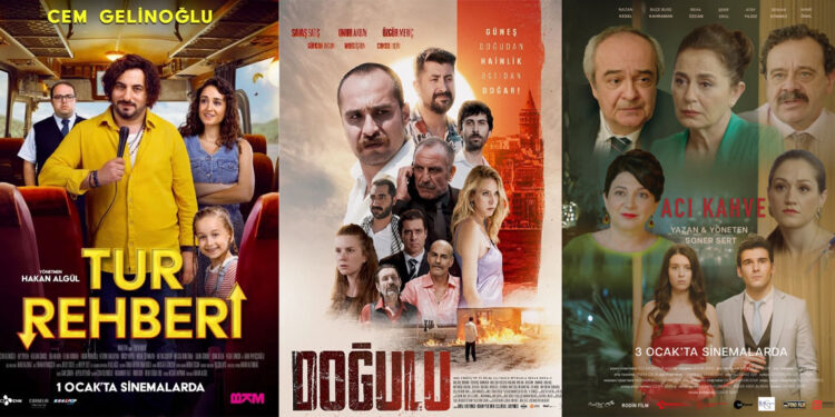 Vizyondaki filmler 3-10 Ocak 2025