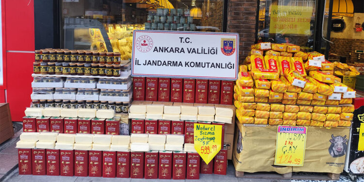 Ankara'da sahte kaçak gıda operasyonu