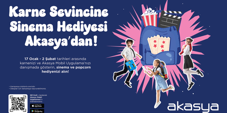Akasya’dan çocuklara karne hediyesi: Sinema ve patlamış mısır