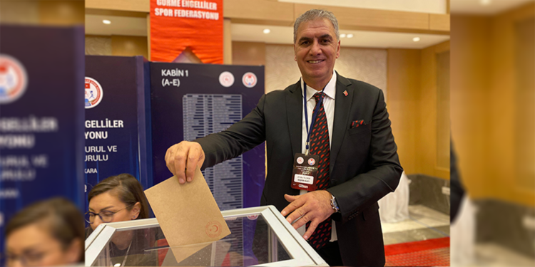 Ayhan Yıldırım, Görme Engelliler Spor Federasyonu Başkanı seçildi