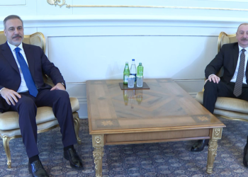 Bakan Fidan, Azerbaycan Cumhurbaşkanı Aliyev tarafından kabul edildi