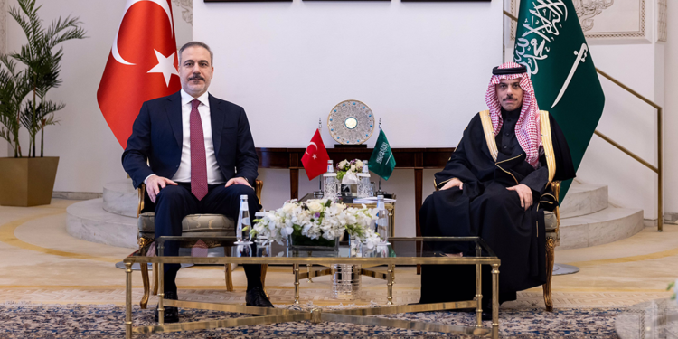 Bakan Fidan, Suudi Arabistan Dışişleri Bakanı Al Suud ile görüştü 