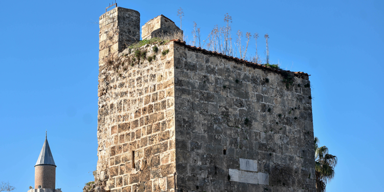 Binlerce yıllık sur ve burçlar 'yeşerdi'