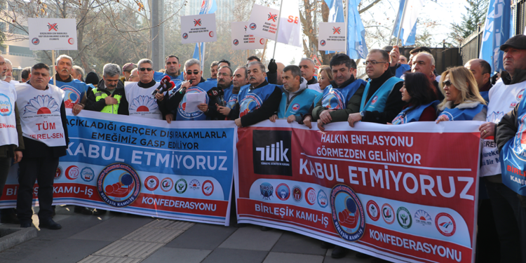 Birleşik Kamu-İş Konfederasyonu üyelerinden 'enflasyon' açıklaması