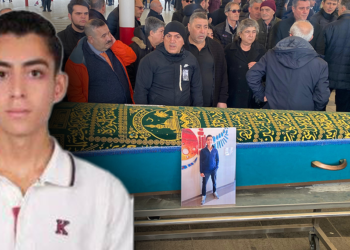 Bolu'daki yangında hayatını kaybeden lise öğrencisi Eren, defnedildi