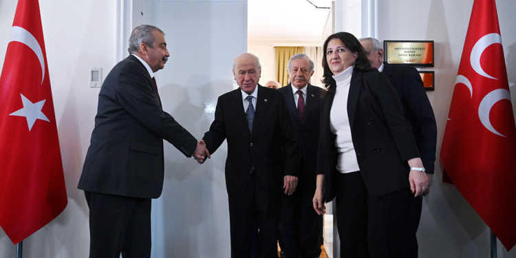 DEM Parti- Bahçeli görüşmesi başladı