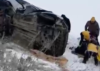 Erzurum'da kayganlaşan yolda kaza; 2 ölü, 3 yaralı